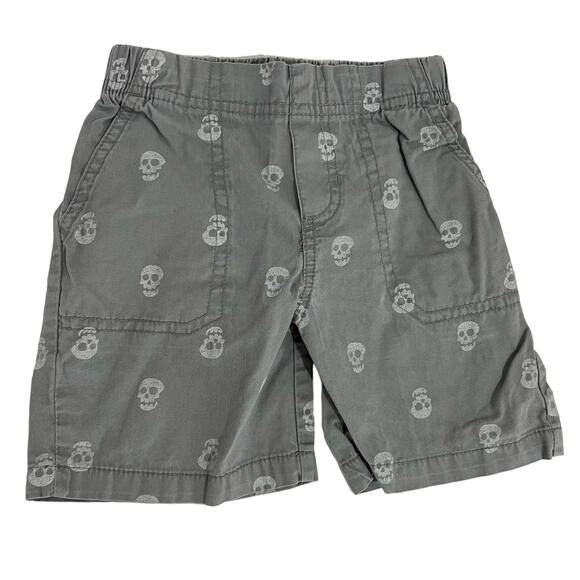 Circo Gray Skull Print Shorts Boys Size 4T - Picture 1 of 3